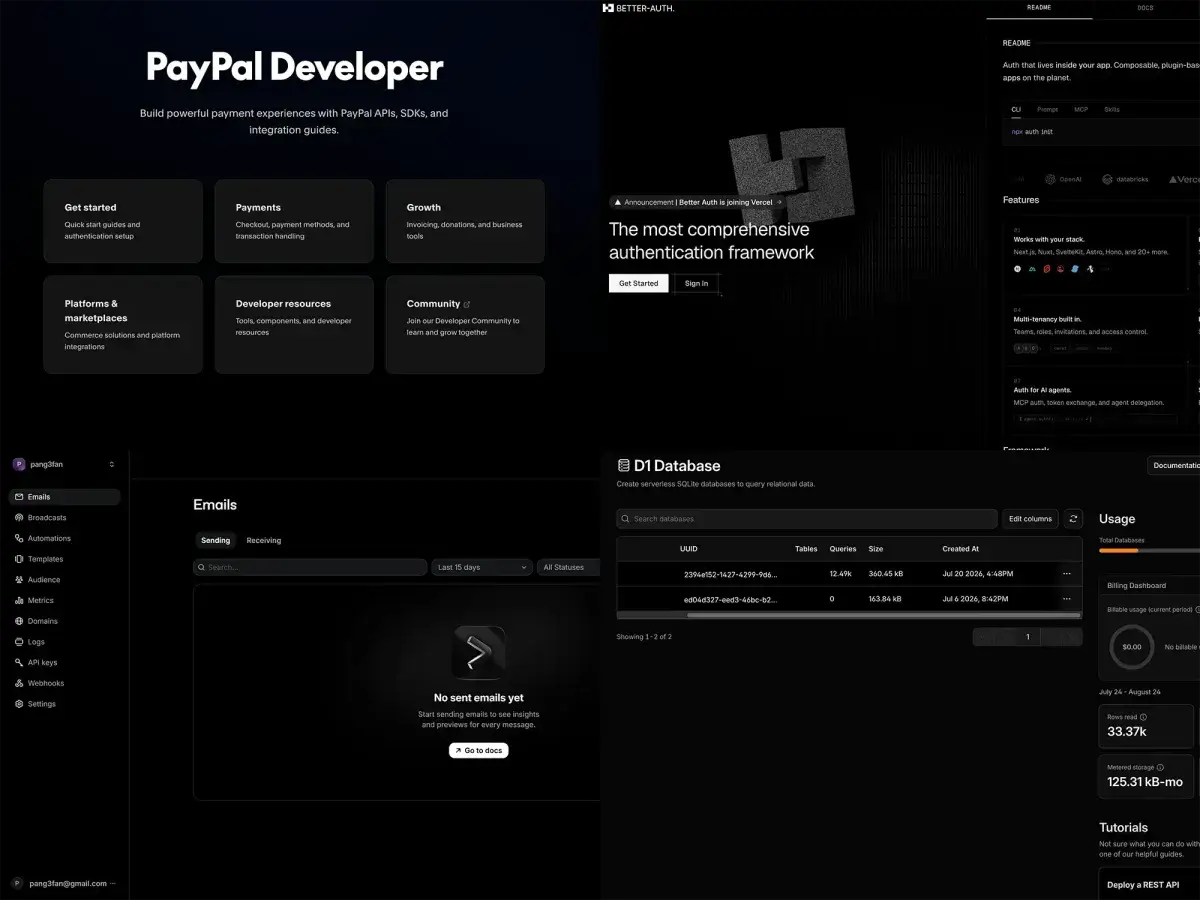 TANSHIP Demo 仪表盘预览 - 深色模式