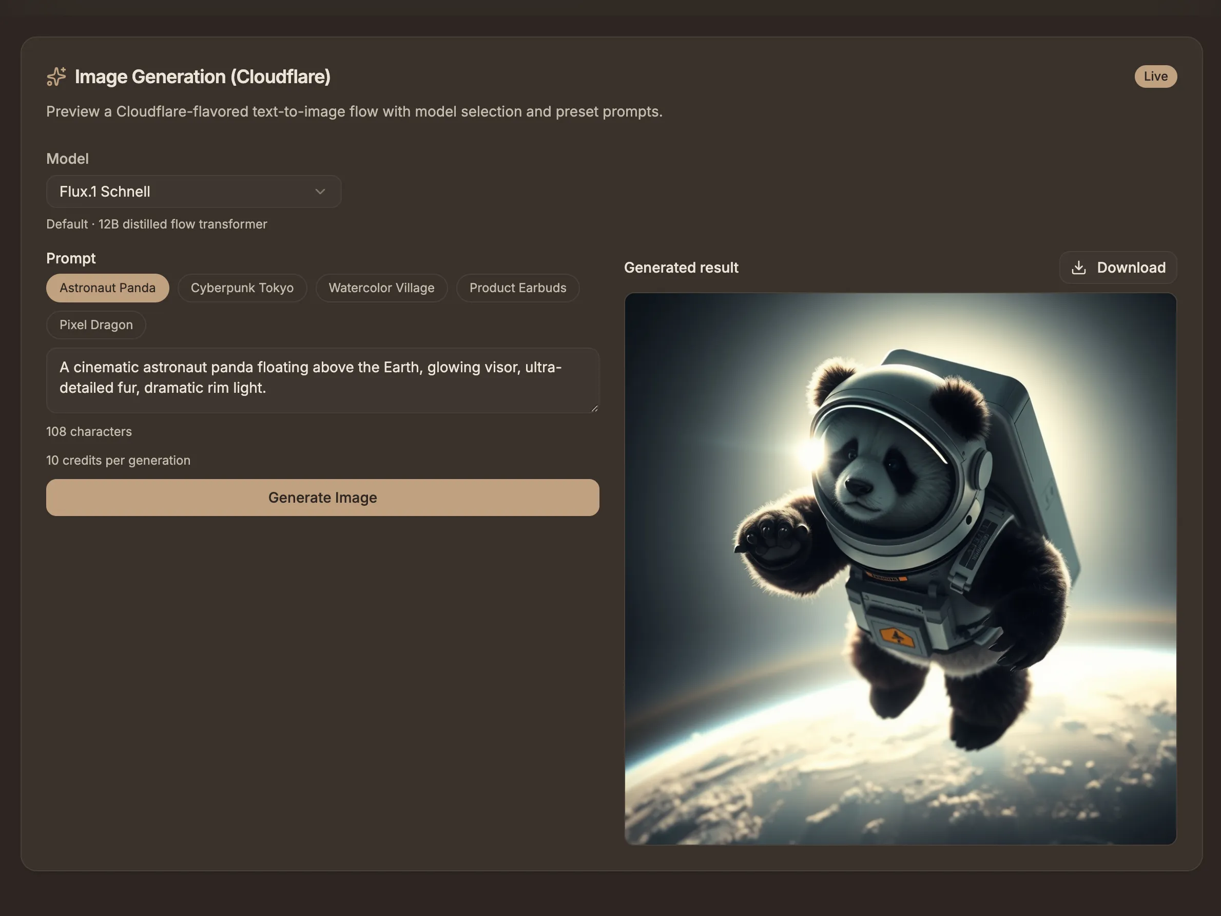 AI modules preview - Dark Mode